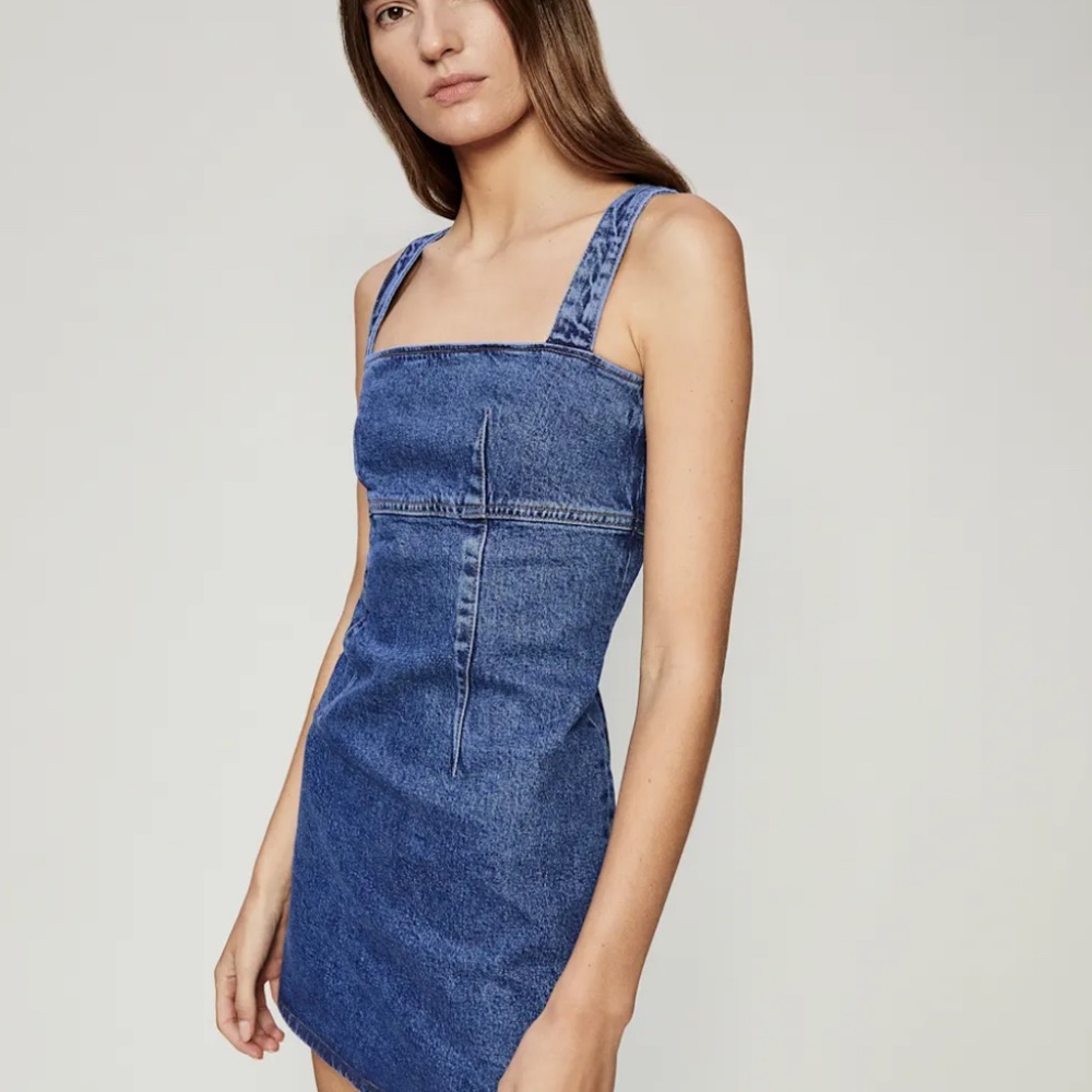 Reformation Lizzie Denim Dress